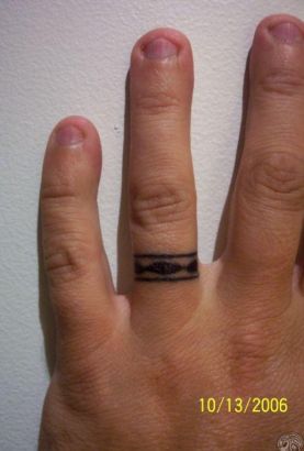 Ring Tattoos Pics On Finger